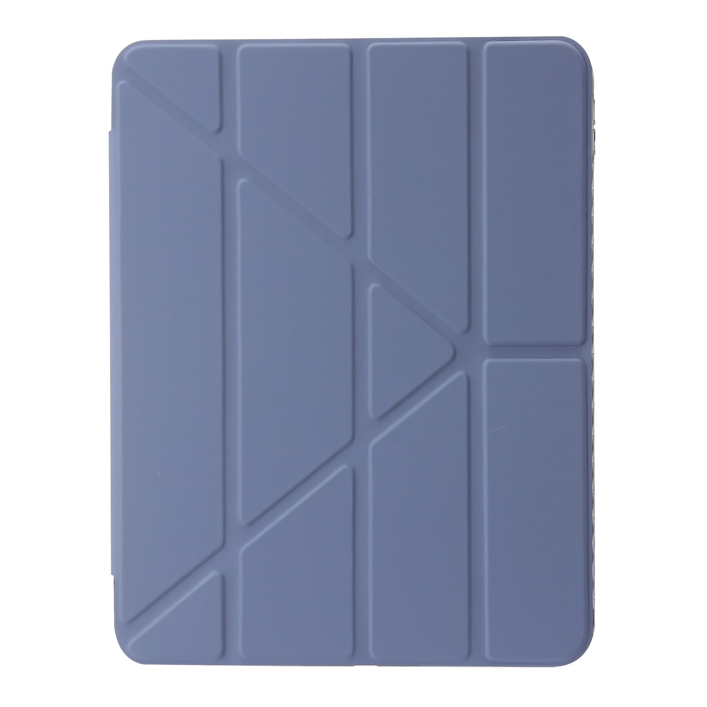 Origami Tri-fold Stand Tablet Cover for iPad 10.9 (2022) , PU Leather + Transparent Acrylic Case