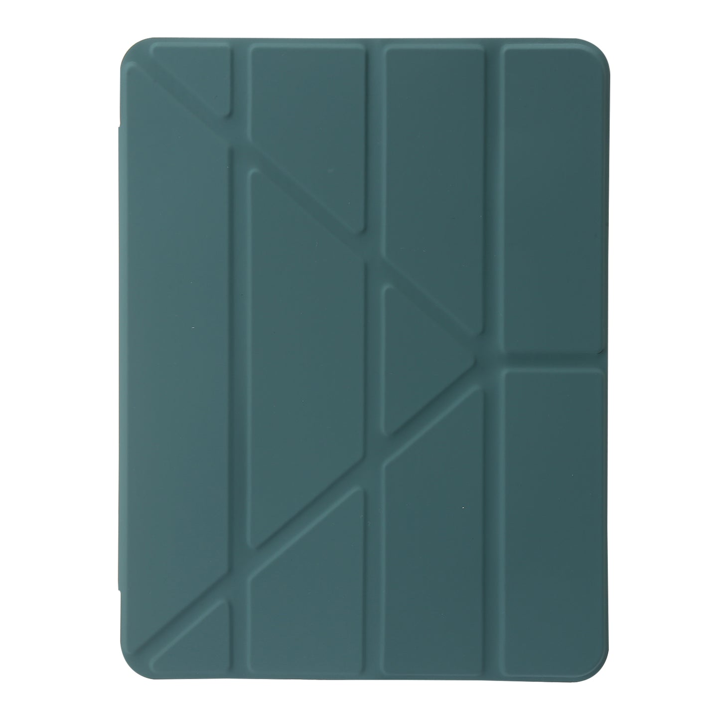 Tablet Case for iPad Pro 11 (2018) / (2020) / (2021 / (2022) / iPad Air (2020) / (2022) Origami Tri-fold Stand Leather+ Clear Acrylic Cover