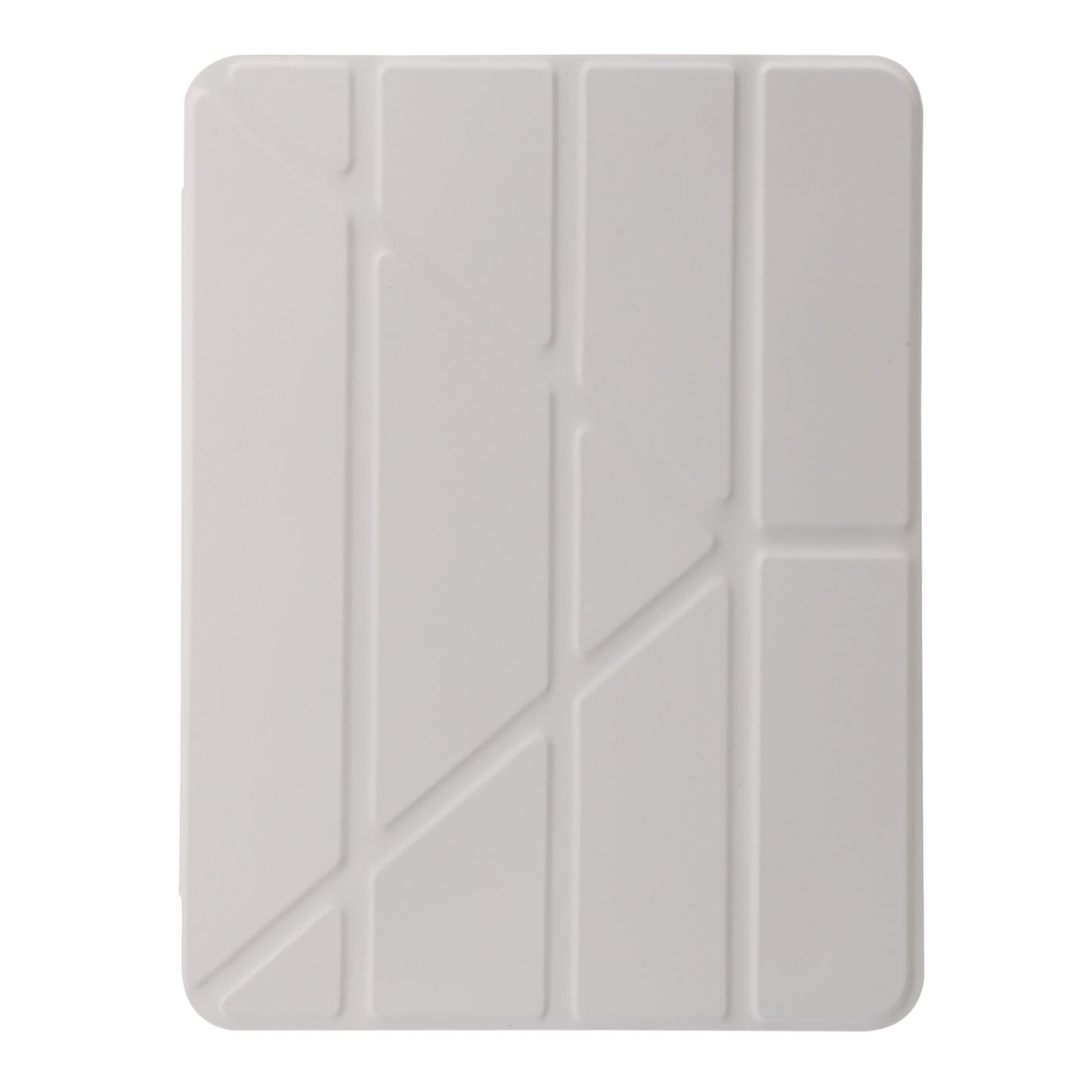 Tablet Case for iPad Pro 11 (2018) / (2020) / (2021 / (2022) / iPad Air (2020) / (2022) Origami Tri-fold Stand Leather+ Clear Acrylic Cover