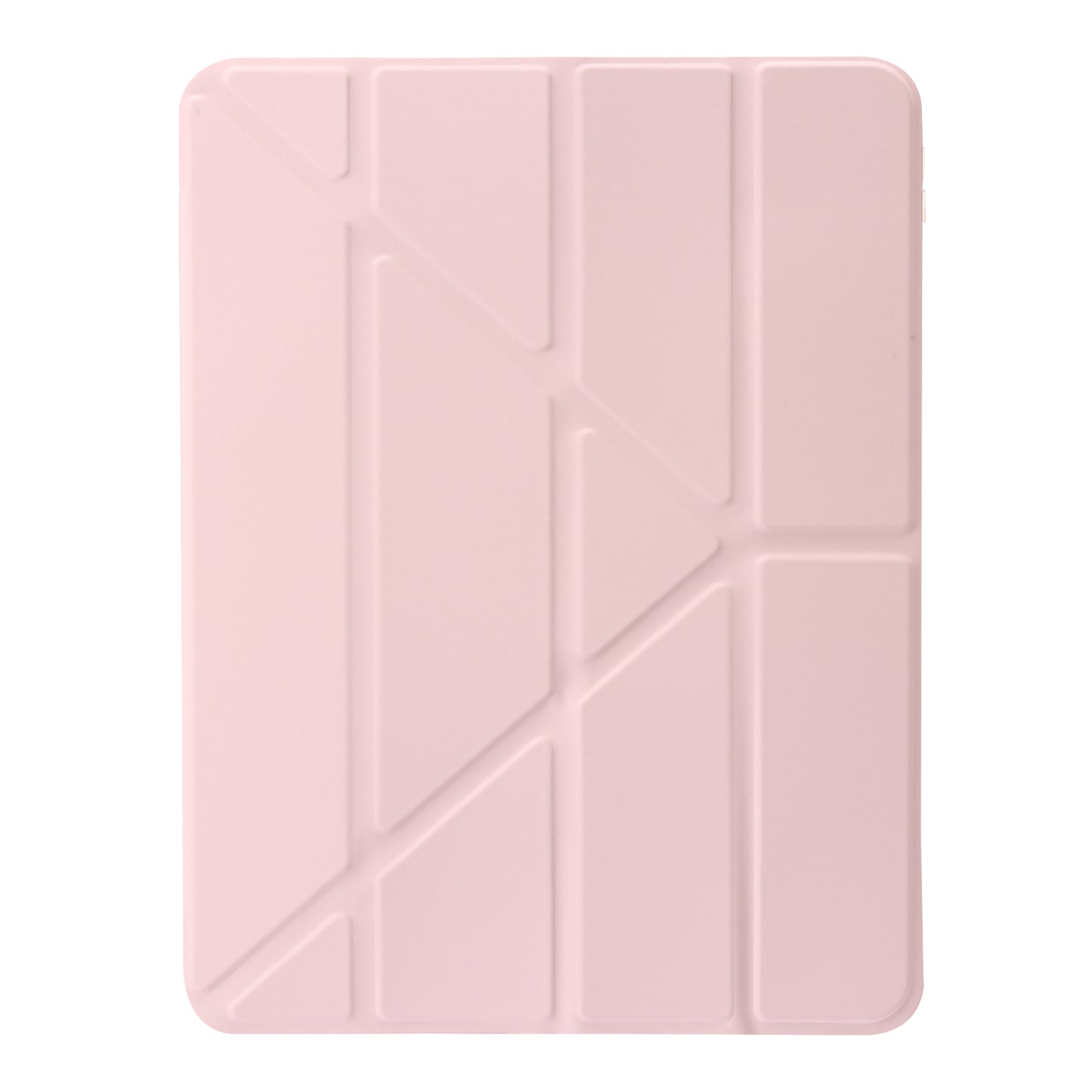 Tablet Case for iPad Pro 11 (2018) / (2020) / (2021 / (2022) / iPad Air (2020) / (2022) Origami Tri-fold Stand Leather+ Clear Acrylic Cover