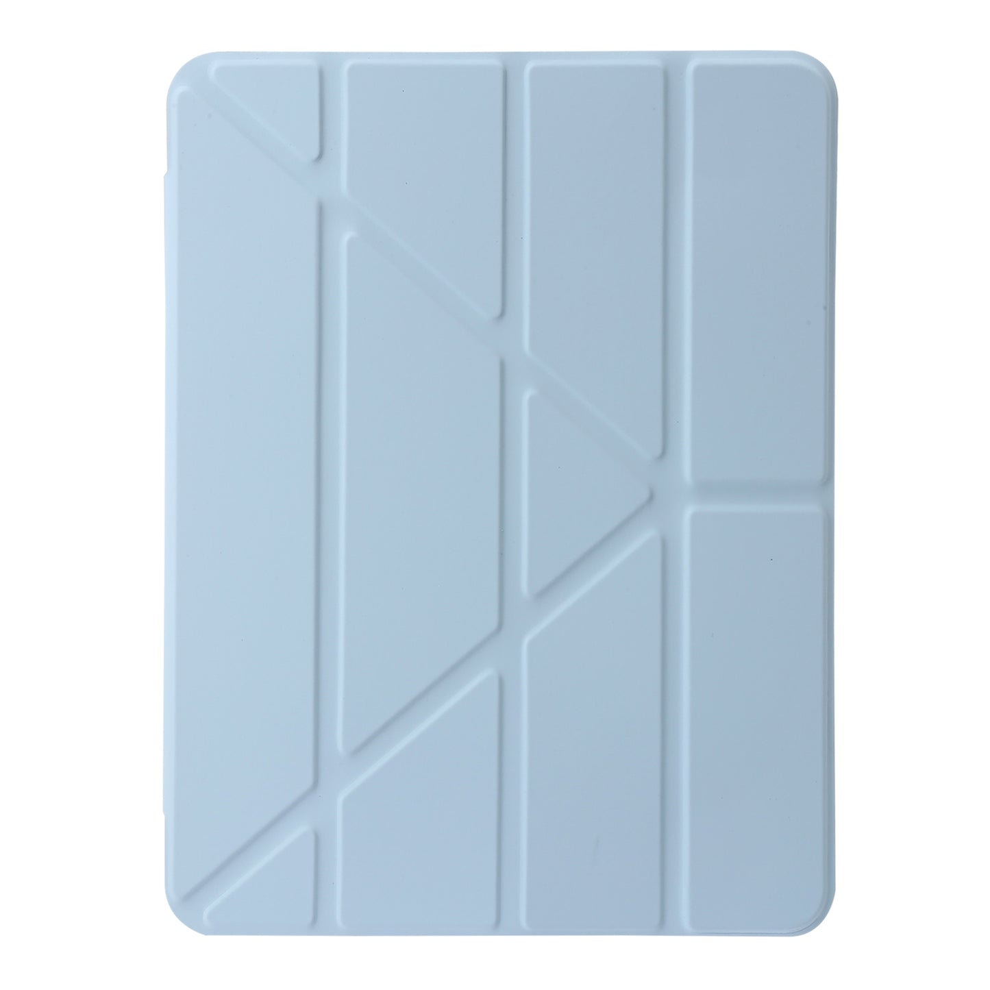 Tablet Case for iPad Pro 11 (2018) / (2020) / (2021 / (2022) / iPad Air (2020) / (2022) Origami Tri-fold Stand Leather+ Clear Acrylic Cover