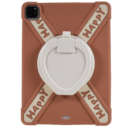 For iPad Pro 11 (2022) / (2021) / (2020) / (2018) 360 Degree Rotary Kickstand Tablet Case PC+Silicone Cover