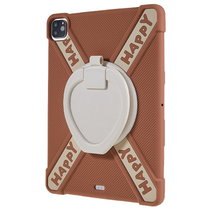 For iPad Pro 11 (2022) / (2021) / (2020) / (2018) 360 Degree Rotary Kickstand Tablet Case PC+Silicone Cover