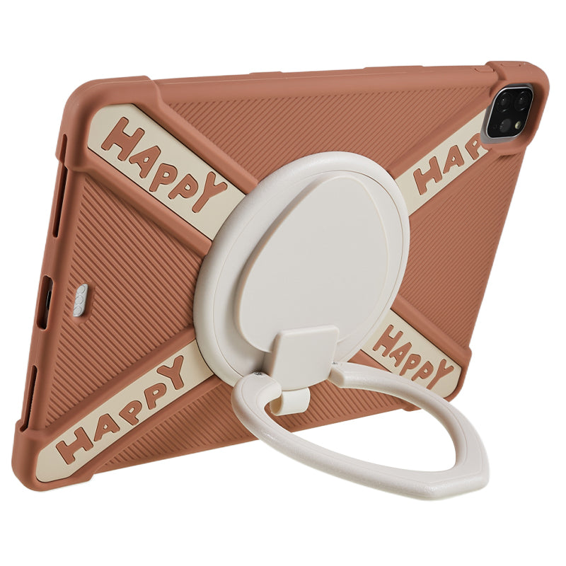 For iPad Pro 11 (2022) / (2021) / (2020) / (2018) 360 Degree Rotary Kickstand Tablet Case PC+Silicone Cover