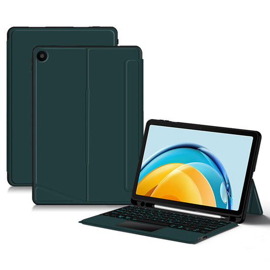 For Huawei MatePad SE 10.4-inch Shockproof Tablet Case + Detachable Wireless Keyboard with Backlit