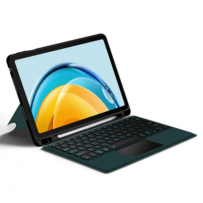 For Huawei MatePad SE 10.4-inch Shockproof Tablet Case + Detachable Wireless Keyboard with Backlit