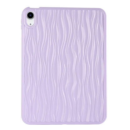 For iPad 10.9 (2022) Wave Texture Shockproof Cover Soft TPU Tablet Protective Case
