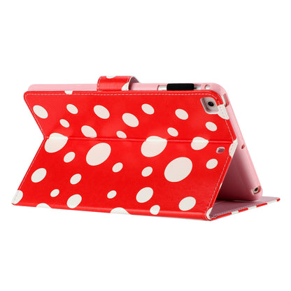 For iPad Mini / Mini 2 / mini 3 / mini 4 / mini (2019) 7.9 inch PU Leather Tablet Case Dot Printing Shockproof Cover