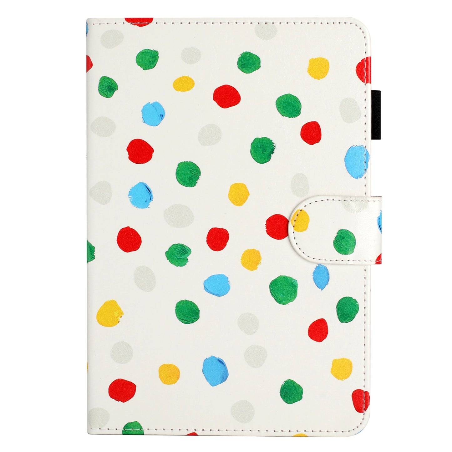 For iPad Mini / Mini 2 / mini 3 / mini 4 / mini (2019) 7.9 inch PU Leather Tablet Case Dot Printing Shockproof Cover