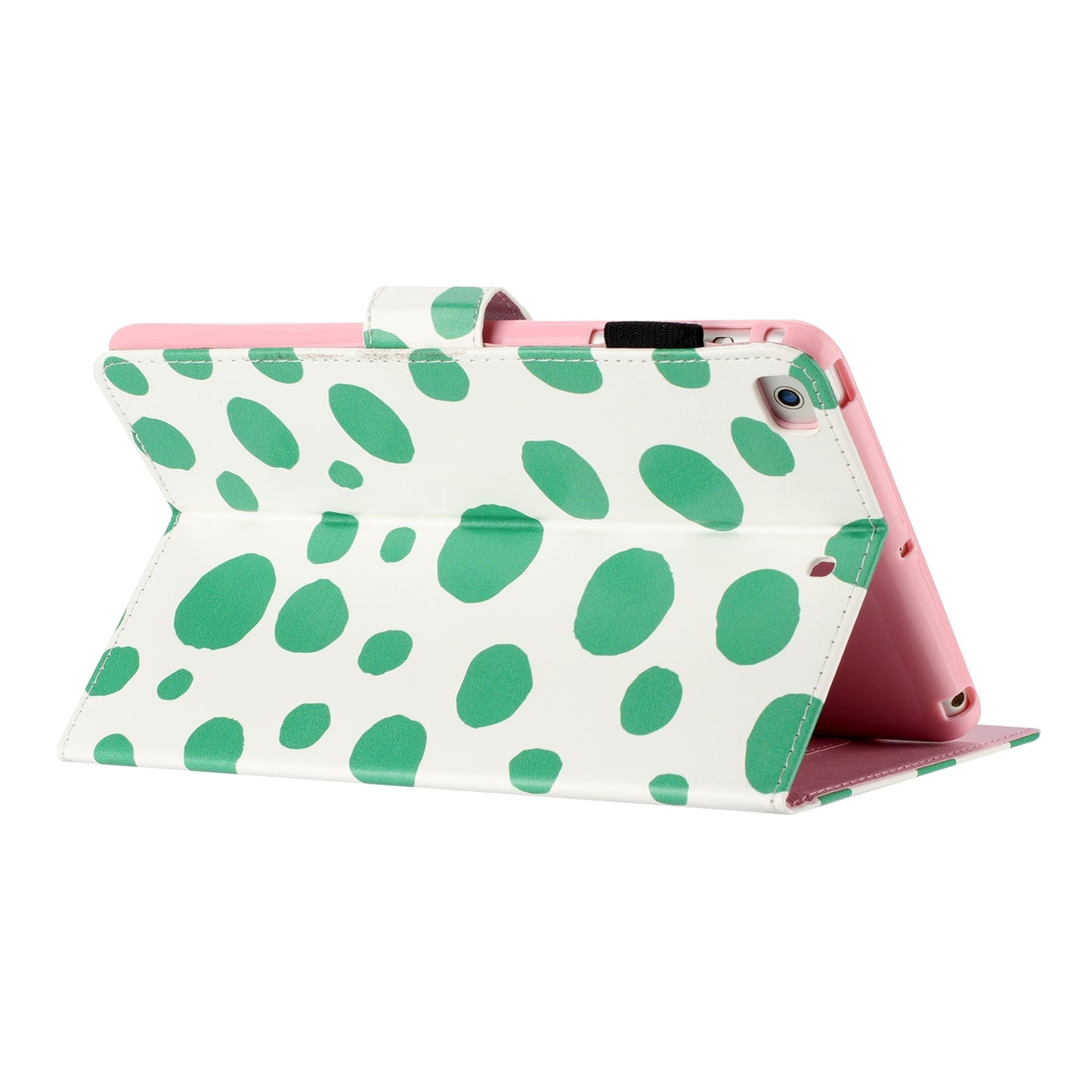 For iPad Mini / Mini 2 / mini 3 / mini 4 / mini (2019) 7.9 inch PU Leather Tablet Case Dot Printing Shockproof Cover