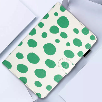 For iPad Mini / Mini 2 / mini 3 / mini 4 / mini (2019) 7.9 inch PU Leather Tablet Case Dot Printing Shockproof Cover