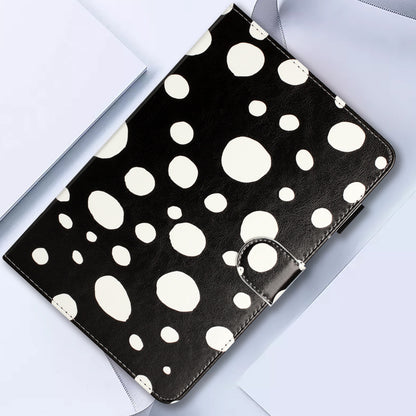 For iPad Mini / Mini 2 / mini 3 / mini 4 / mini (2019) 7.9 inch PU Leather Tablet Case Dot Printing Shockproof Cover