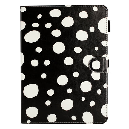 For iPad 10.2 (2021) / (2019) / (2020) / iPad Pro 10.5-inch (2017) PU Leather Case Dot Printing Anti-Drop Tablet Cover
