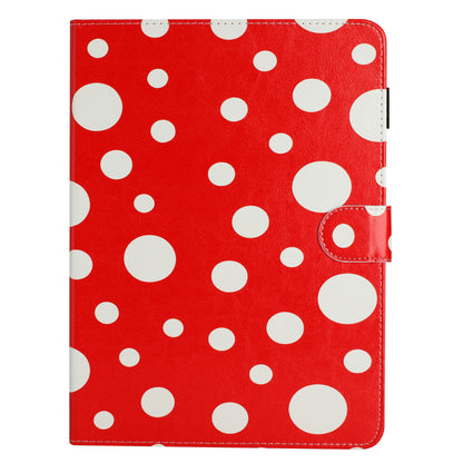 For iPad 10.2 (2021) / (2019) / (2020) / iPad Pro 10.5-inch (2017) PU Leather Case Dot Printing Anti-Drop Tablet Cover