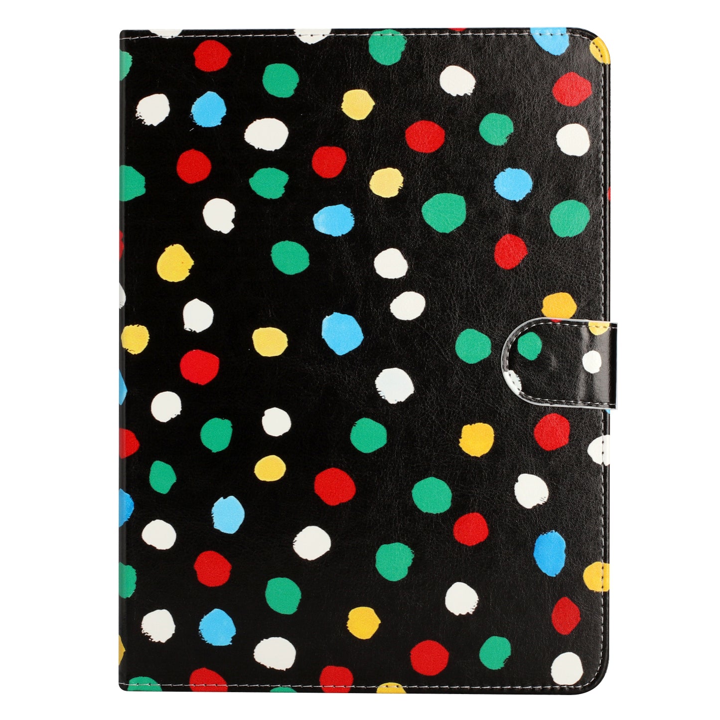 For iPad 10.2 (2021) / (2019) / (2020) / iPad Pro 10.5-inch (2017) PU Leather Case Dot Printing Anti-Drop Tablet Cover