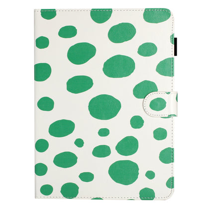For iPad 10.2 (2021) / (2019) / (2020) / iPad Pro 10.5-inch (2017) PU Leather Case Dot Printing Anti-Drop Tablet Cover