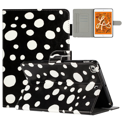 For iPad Air (2013) / Air 2 / iPad Pro 9.7 inch (2016) / iPad (2017) / (2018) Dot Printed Protective Tablet Case PU Leather Flip Cover