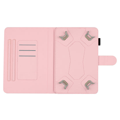 10-inch Dots Pattern Anti-scratch PU Leather Card Holder Stand Case Auto Wake / Sleep Tablet Cover