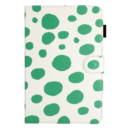 10-inch Dots Pattern Anti-scratch PU Leather Card Holder Stand Case Auto Wake / Sleep Tablet Cover