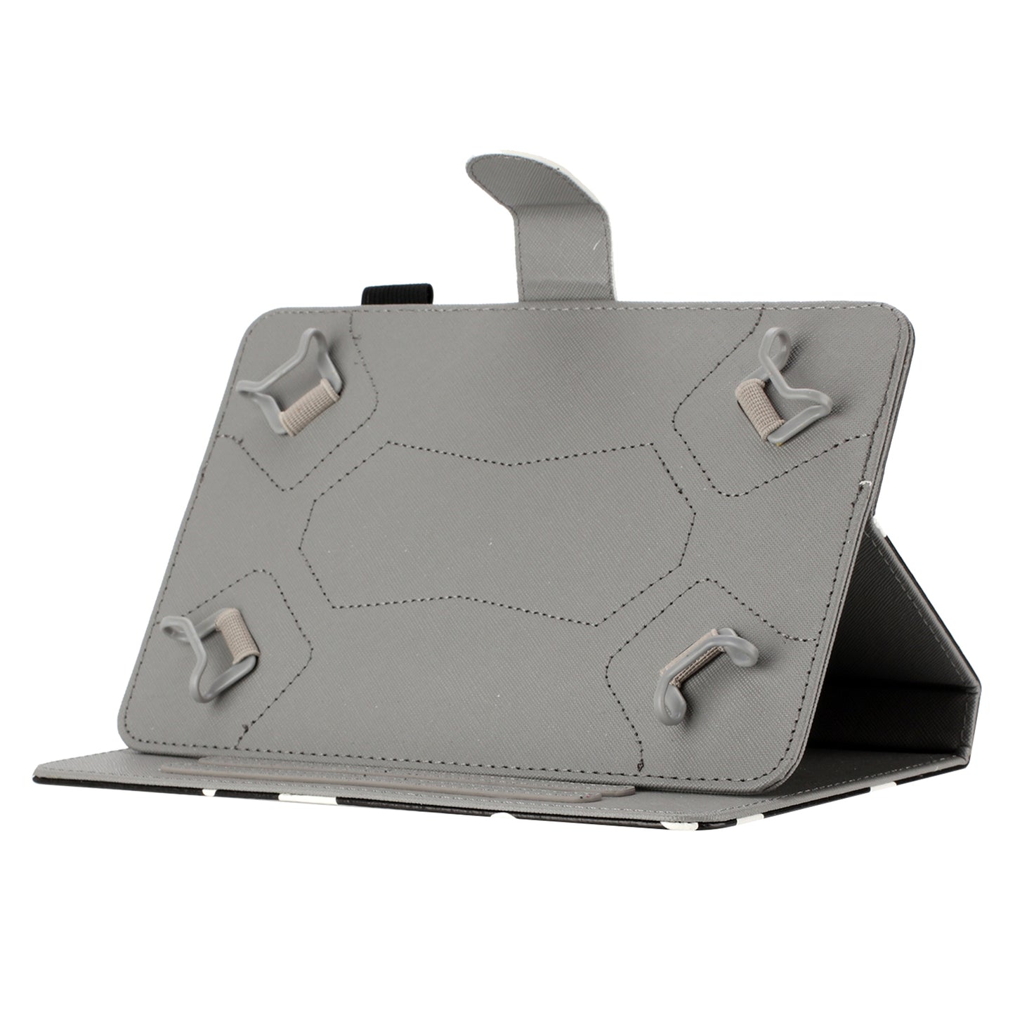 10-inch Dots Pattern Anti-scratch PU Leather Card Holder Stand Case Auto Wake / Sleep Tablet Cover