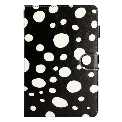 10-inch Dots Pattern Anti-scratch PU Leather Card Holder Stand Case Auto Wake / Sleep Tablet Cover