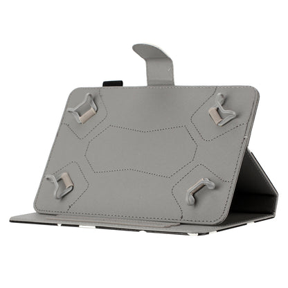 10-inch Dots Pattern Anti-scratch PU Leather Card Holder Stand Case Auto Wake / Sleep Tablet Cover