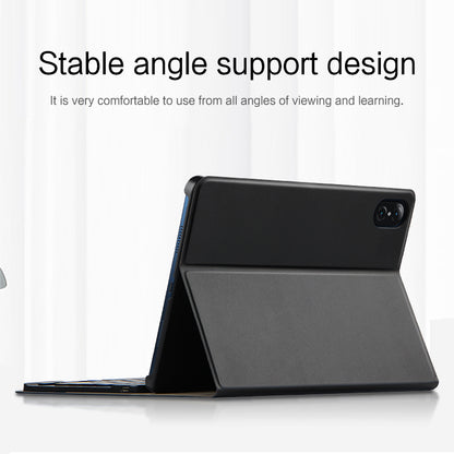 For Honor Pad V8 Tablet Case with Removable Wireless Bluetooth Keyboard PU Leather Stand Cover