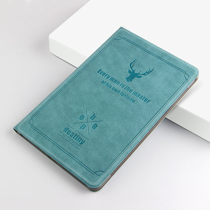 For Honor Pad V8 Deer Pattern Tablet Case PU Leather + PC Stand Cover