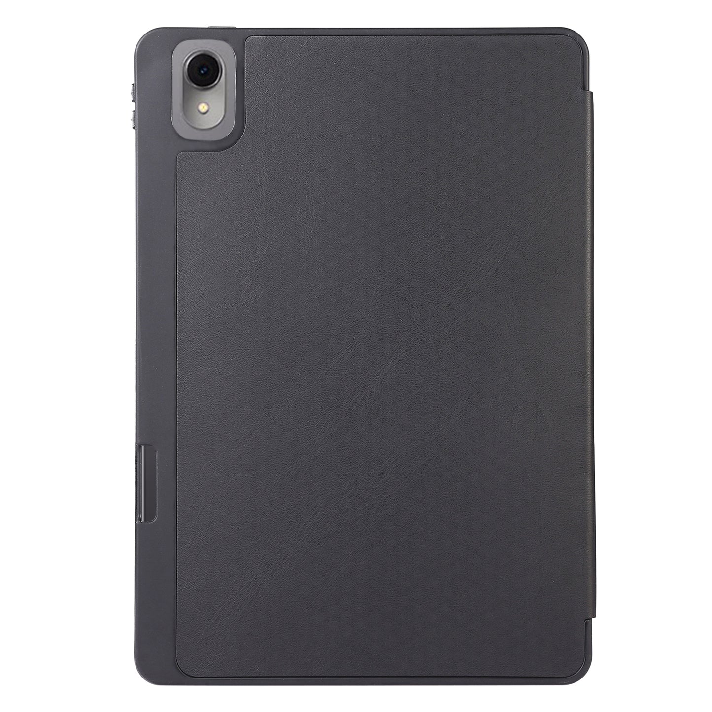 For Huawei MatePad 11 (2023) Solid Color PU Leather Cover Tri-Fold Stand Tablet Case with Pencil Slot