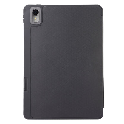 For Huawei MatePad 11 (2023) Solid Color PU Leather Cover Tri-Fold Stand Tablet Case with Pencil Slot
