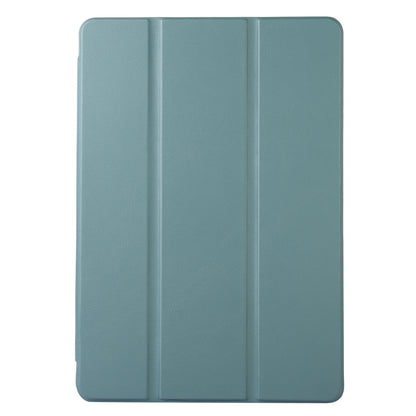 For Huawei MatePad 11 (2023) Solid Color PU Leather Cover Tri-Fold Stand Tablet Case with Pencil Slot