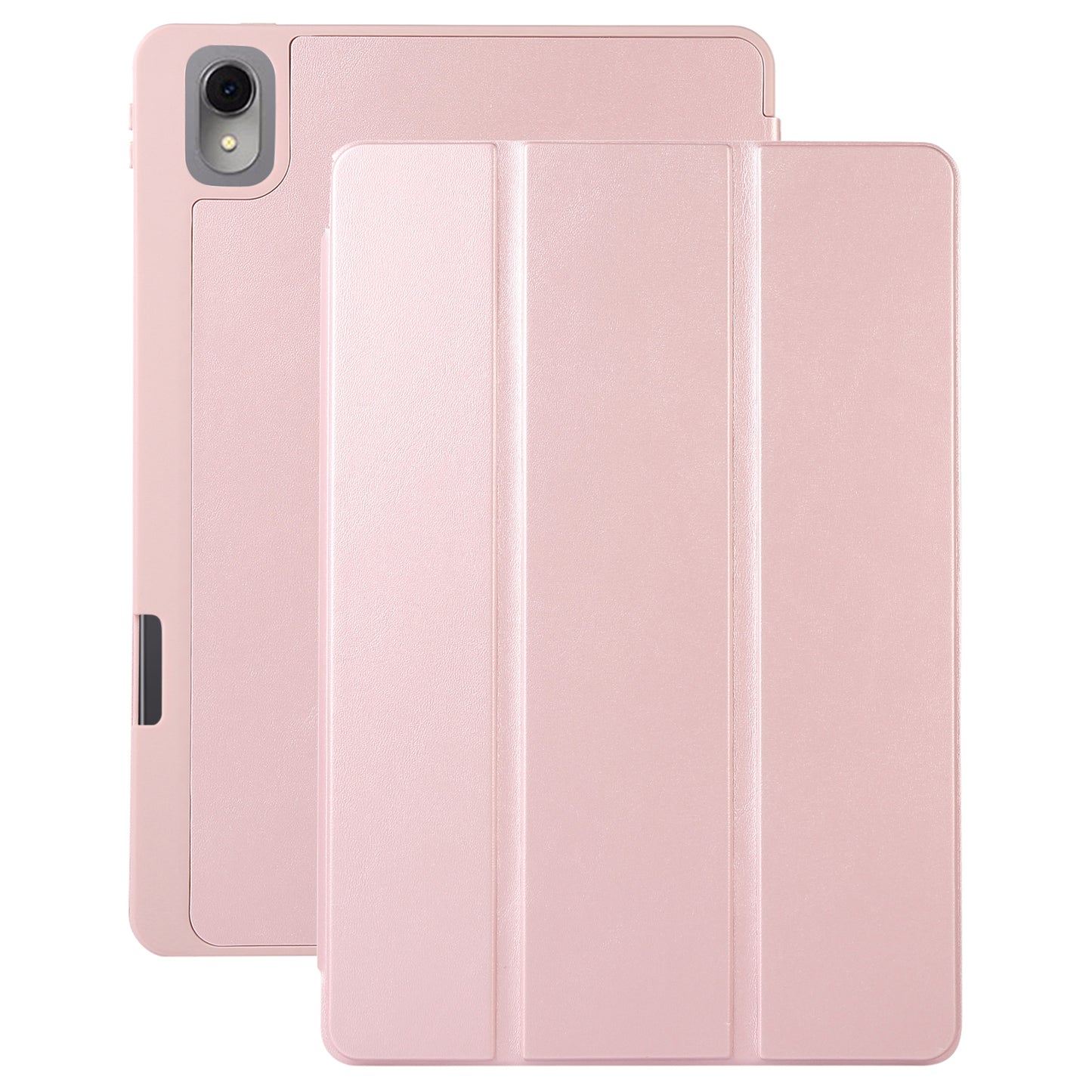 For Huawei MatePad 11 (2023) Solid Color PU Leather Cover Tri-Fold Stand Tablet Case with Pencil Slot
