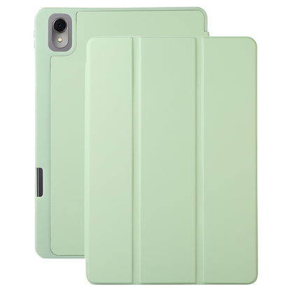 For Huawei MatePad 11 (2023) Solid Color PU Leather Cover Tri-Fold Stand Tablet Case with Pencil Slot