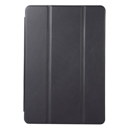For Huawei MatePad SE 10.4-inch Solid Color PU Leather Tablet Cover Tri-Fold Stand Anti-drop Case with Pencil Slot