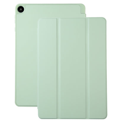 For Huawei MatePad SE 10.4-inch Solid Color PU Leather Tablet Cover Tri-Fold Stand Anti-drop Case with Pencil Slot