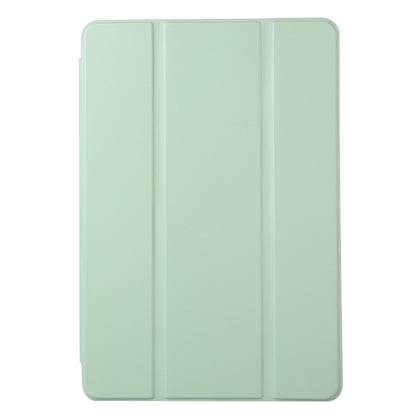 For Huawei MatePad SE 10.4-inch Solid Color PU Leather Tablet Cover Tri-Fold Stand Anti-drop Case with Pencil Slot