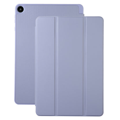 For Huawei MatePad SE 10.4-inch Solid Color PU Leather Tablet Cover Tri-Fold Stand Anti-drop Case with Pencil Slot