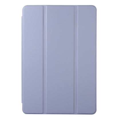For Huawei MatePad SE 10.4-inch Solid Color PU Leather Tablet Cover Tri-Fold Stand Anti-drop Case with Pencil Slot