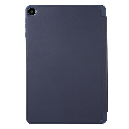 For Huawei MatePad SE 10.4-inch Solid Color PU Leather Tablet Cover Tri-Fold Stand Anti-drop Case with Pencil Slot