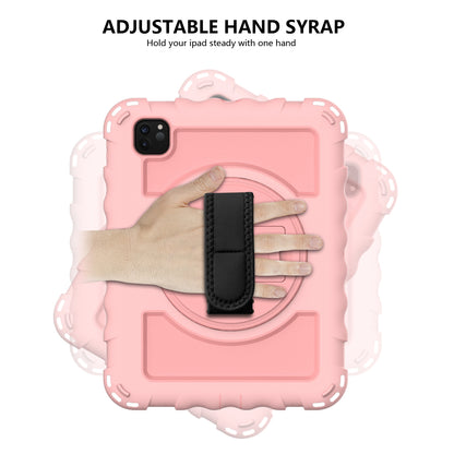 For iPad Pro 11-inch (2018) / (2020) / (2021) / (2022) / Air (2022) / (2020) Shockproof Kickstand Case Silicone+PC Tablet Cover