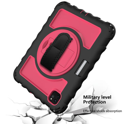 For iPad Pro 11-inch (2018) / (2020) / (2021) / (2022) / Air (2022) / (2020) Shockproof Kickstand Case Silicone+PC Tablet Cover