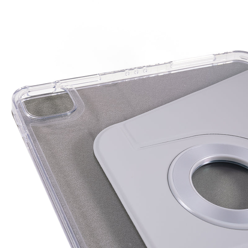 For iPad Pro 11-inch (2018) / (2020) / (2021) / (2022) / Air (2020) / (2022) Tablet Cover Rotating Stand Magnetic Detachable PU Leather Case