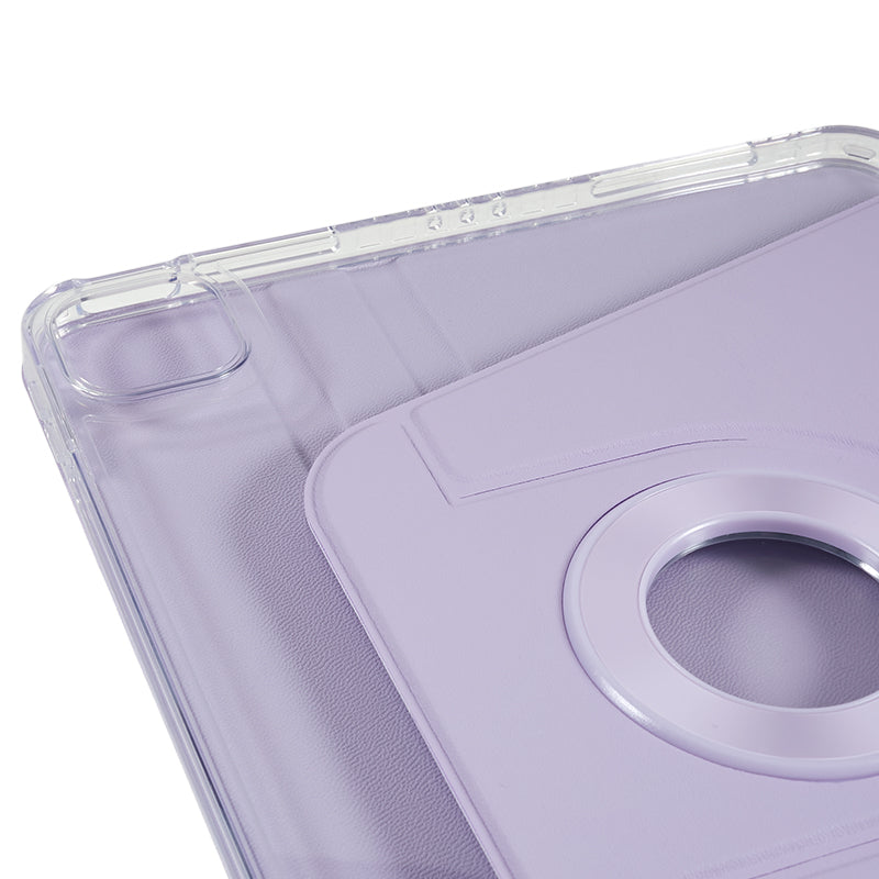 For iPad Pro 11-inch (2018) / (2020) / (2021) / (2022) / Air (2020) / (2022) Tablet Cover Rotating Stand Magnetic Detachable PU Leather Case
