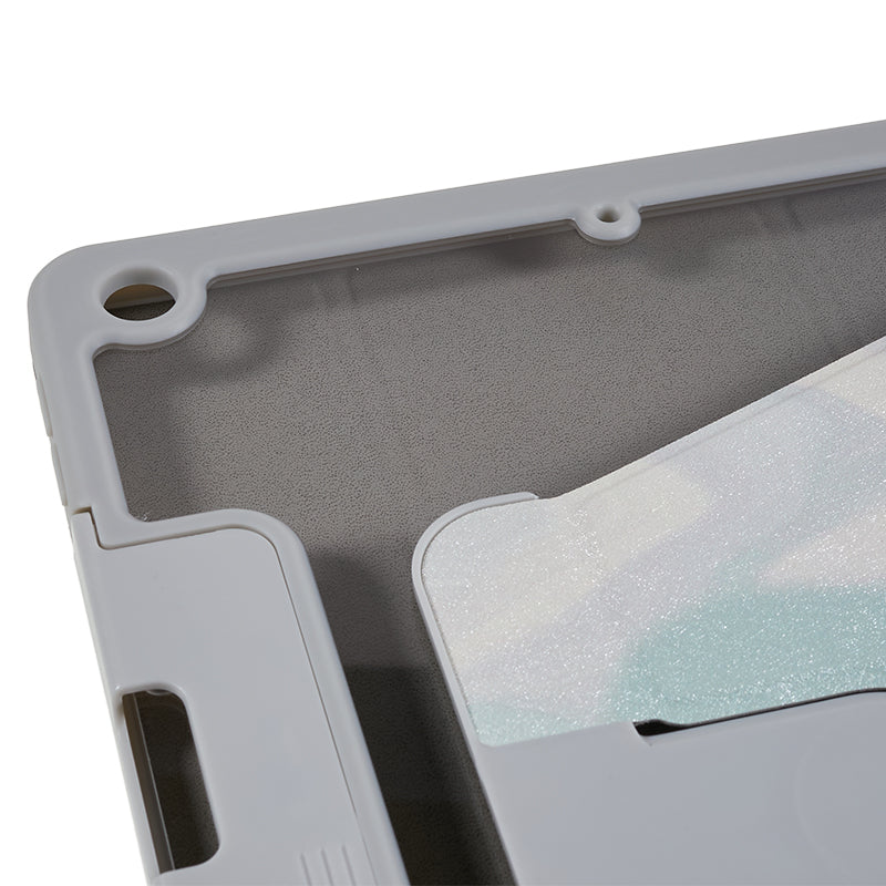 For iPad 10.2 (2019) / (2020) / (2021) PU Leather Pattern Tablet Case Stand Rotating Cover with Detachable Pencil Holder