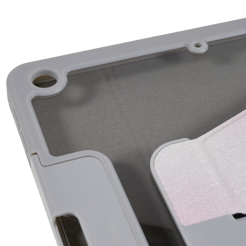 For iPad 10.2 (2019) / (2020) / (2021) PU Leather Pattern Tablet Case Stand Rotating Cover with Detachable Pencil Holder