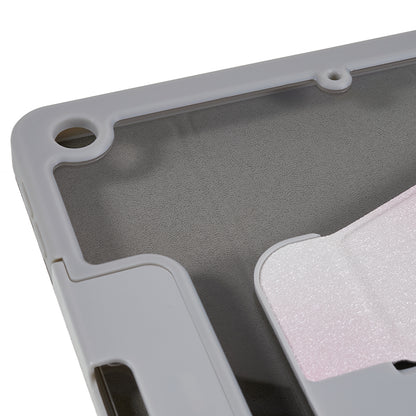 For iPad 10.2 (2019) / (2020) / (2021) PU Leather Pattern Tablet Case Stand Rotating Cover with Detachable Pencil Holder