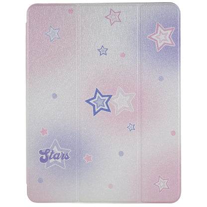 For iPad 10.2 (2019) / (2020) / (2021) PU Leather Pattern Tablet Case Stand Rotating Cover with Detachable Pencil Holder