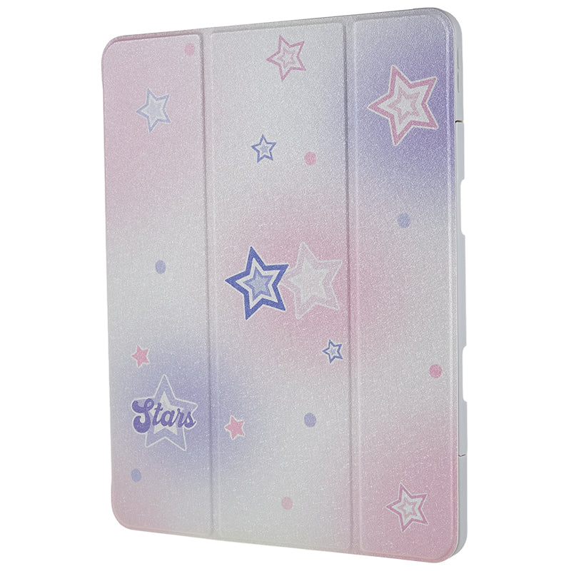 For iPad 10.2 (2019) / (2020) / (2021) PU Leather Pattern Tablet Case Stand Rotating Cover with Detachable Pencil Holder