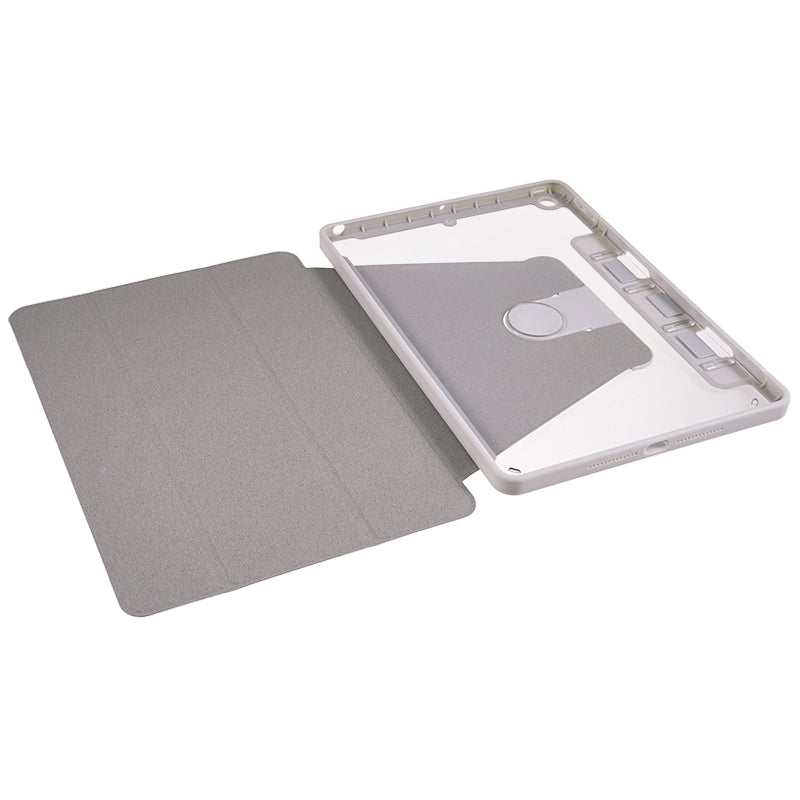 For iPad 10.2 (2019) / (2020) / (2021) PU Leather Pattern Tablet Case Stand Rotating Cover with Detachable Pencil Holder
