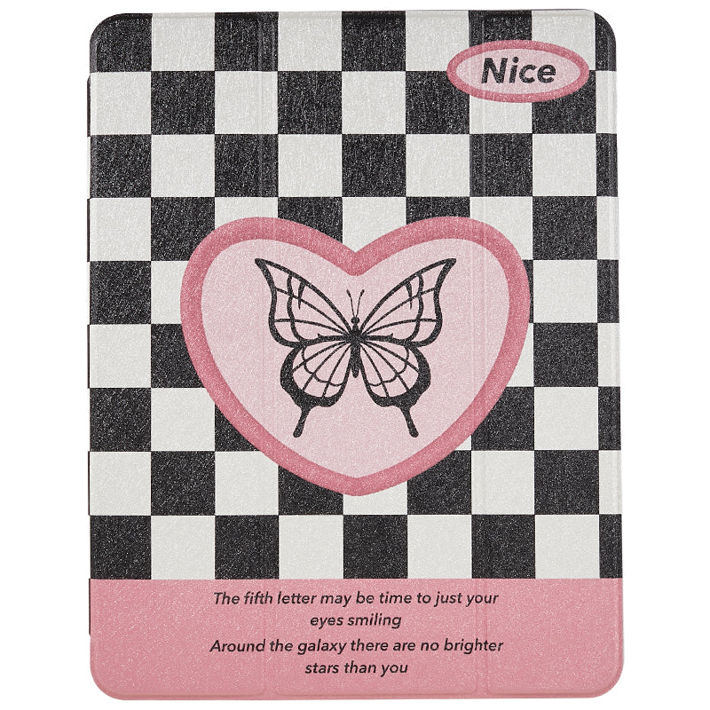 For iPad 10.2 (2019) / (2020) / (2021) PU Leather Pattern Tablet Case Stand Rotating Cover with Detachable Pencil Holder